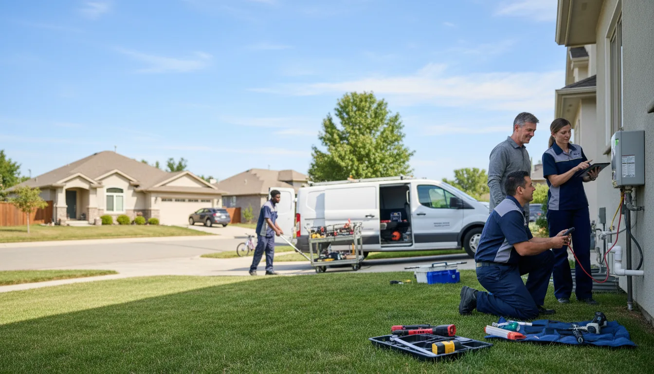 Tankless water heater service in Moscow, PA